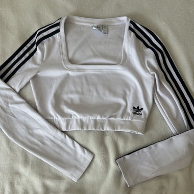 Adidas 3 Stripes Originals Cropped Top S 