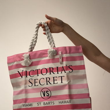 Pink beach bag 