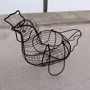 Wire Chicken Egg Basket
