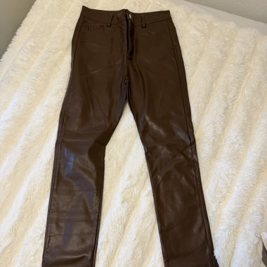 Braune Lederhose Gr. 36