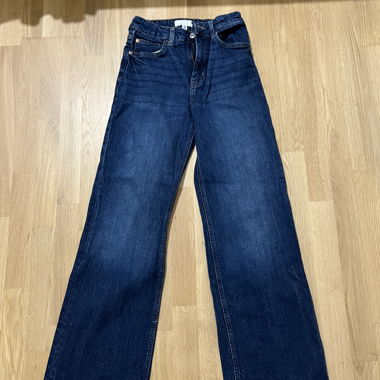 H&M Damen-Jeans blau Grösse 36
