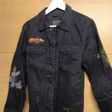 ZARA Jacke mit Stickereien Größe S 