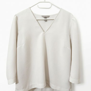 White Women’s Blouse H&M Size M