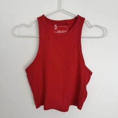 Rotes Crop Top