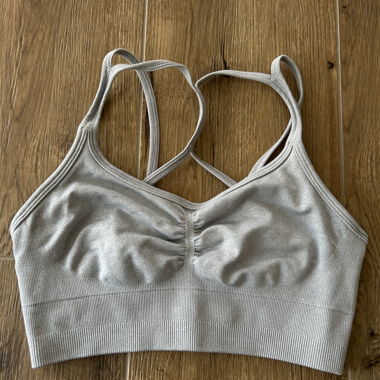 Reggiseno sportivo Teveo grigio