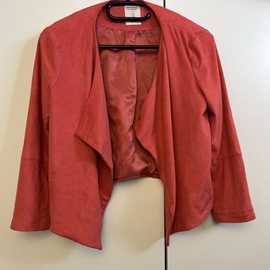 Bershka red open jacket Gr. S
