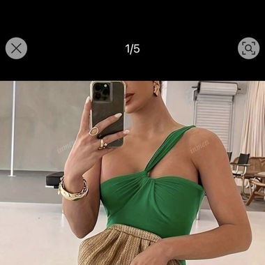 Robe verte longue 