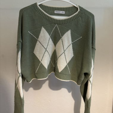 STRADIVARIUS maglione lavorato a maglia stile svedese