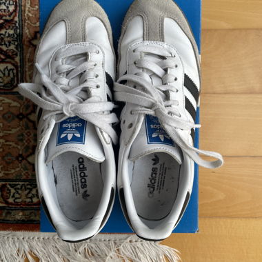 adidas Samba OG white and black size 38 2/3
