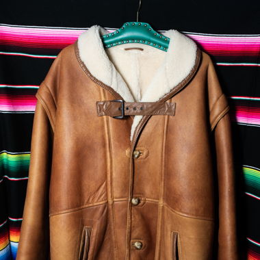 Leonardo Shearling-Lammfelljacke  Herren