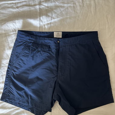 Sunspel Navy Shorts