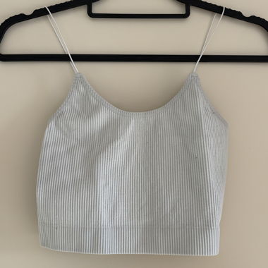 Crop-top bianco