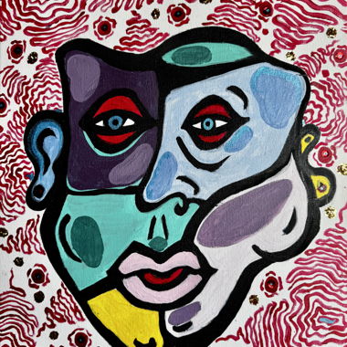 Tableau acrylique, intensité 