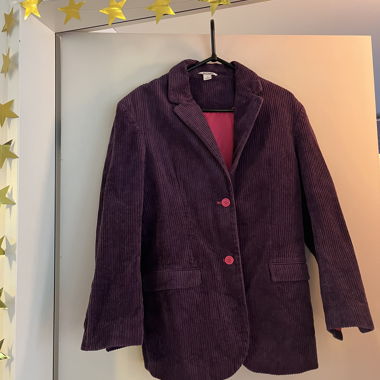 Lilac Cord Blazer by Monki