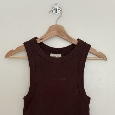 Abrand Jeans Brown Tank Top