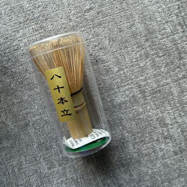 Matcha-Teebesen aus Bambus