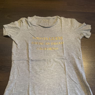 Guess T-Shirt - Grau/Gold