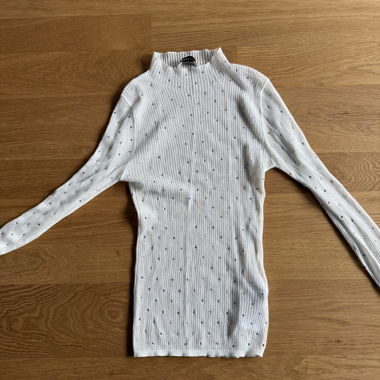 Haut tricoté Sandro à strass