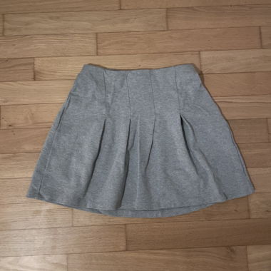Short grey skirt