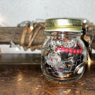 small mystery jewelry jar 