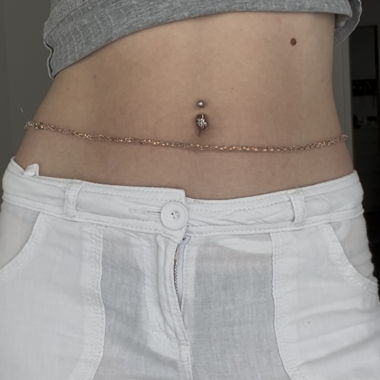 SELFMADE BELLY CHAIN ROSÉ