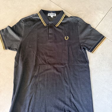 Polo noir Fred Perry