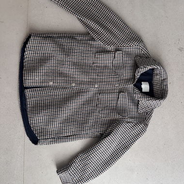 Veste motif pied-de-poule