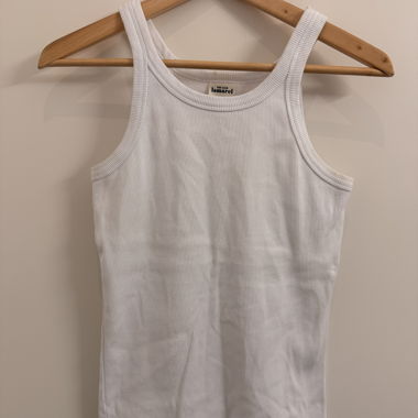 Top côtelé blanc Lamarel XS/S