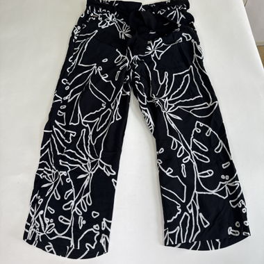 Pantalon ample à motif