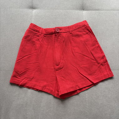Red shorts