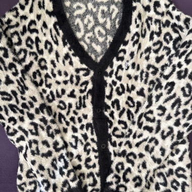 HUF Leopard Cardigan