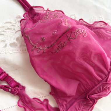 Pink Lace Bralette