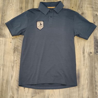 Dunkelblaues Mammut-Poloshirt