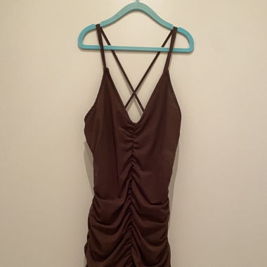 Braunes Kleid 