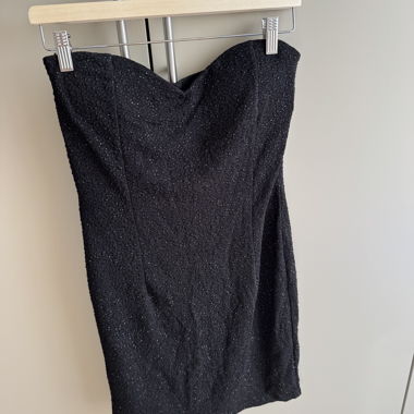 Abito bandeau nero Morgan