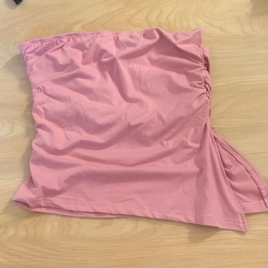 Top a fascia rosa SHEIN