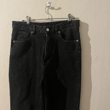 Schwarze Jeans Straight Leg