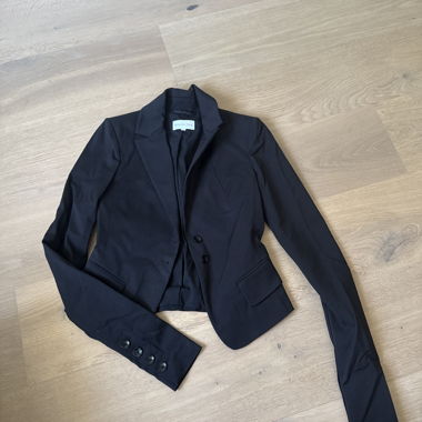 Patrizia Pepe schwarzer taillierter Blazer