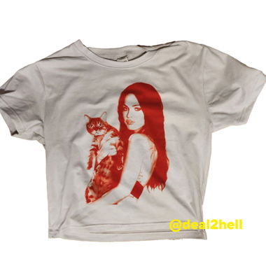Y2K MEGAN FOX Red t-Shirt