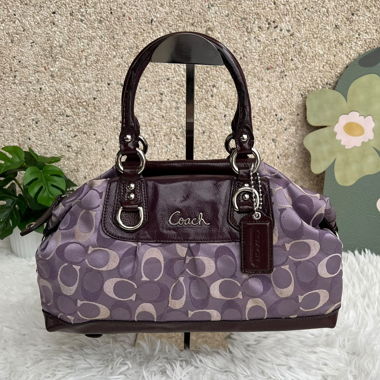 Coach Handtasche lila, medium