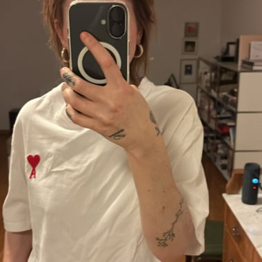 White T-shirt Ami de Coeur size M