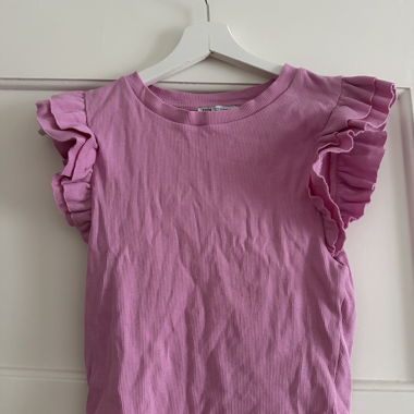 T-shirt court rose Zara taille M