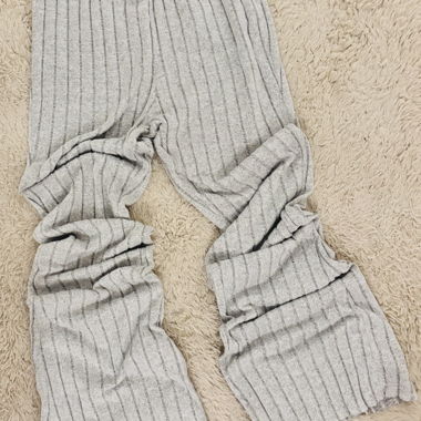 Grey Flared Trousers