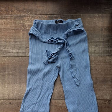 Blue Flared Pants
