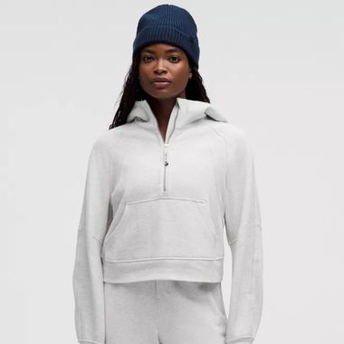 Scuba Oversized Half-Zip Hoodie