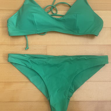 Green bikini set