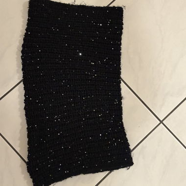 Sciarpa con glitter