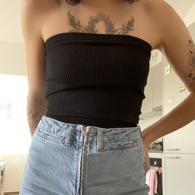 highwasted denim jeans 