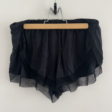 Black Lace Shorts