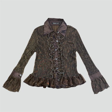 Vintage Shengdi Y2K see-through chemise